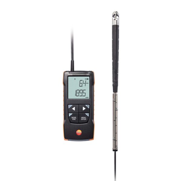 testo 416 – Máy đo vận tốc gió dạng cánh quạt 16 mm – Kết nối App - 画像 (2)