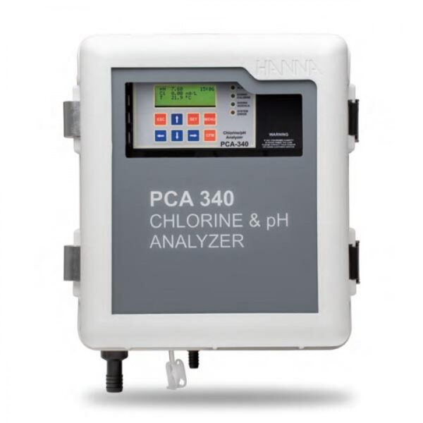 PCA340-2 塩素、pH、温度の分析および制御