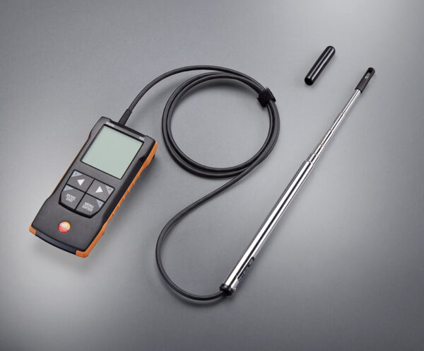 testo 425 – Máy đo vận tốc gió với đầu đo dạng sợi nhiệt – Kết nối App - 画像 (3)