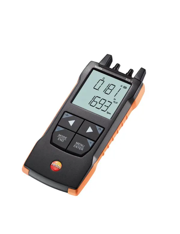 testo 512-1 – Máy đo chênh áp (0 đến +200 hPa) – Kết nối App - Hình ảnh 8