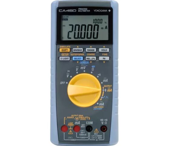 YOKOGAWA CA450 electronic multimeter collects signals