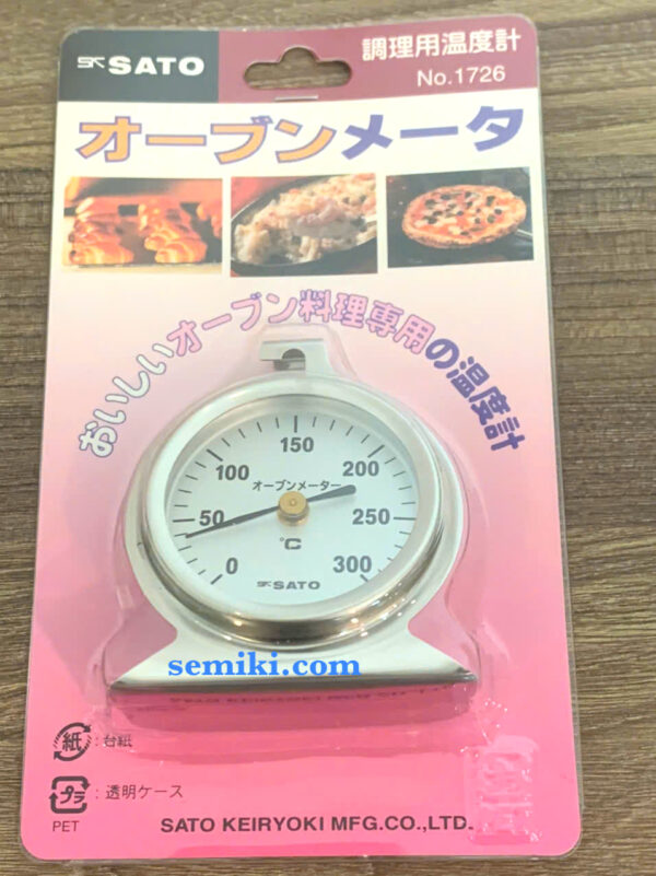 SATO 1726-20 nhiệt kế kim đo nhiệt lò nướng (oven) (0 ~ 300°C) - 画像 (2)