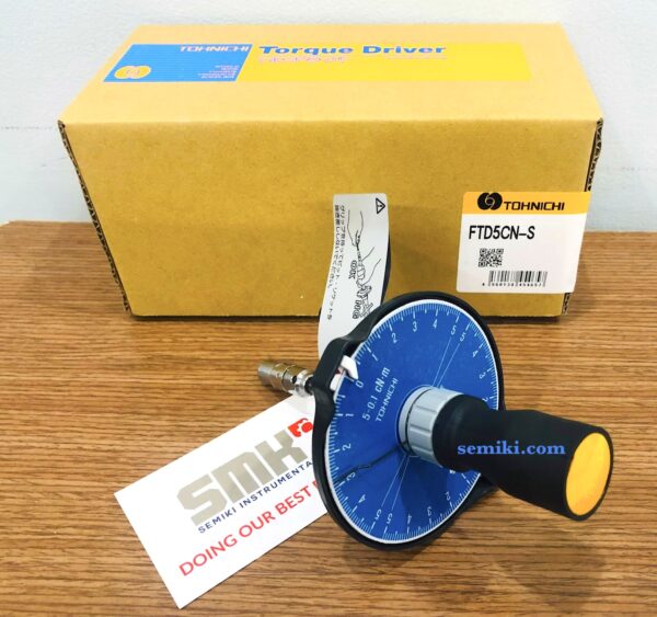 TOHNICHI 時計ドライバー 0.5-5 cN.m 1/4" 六角 FTD5CN2-S