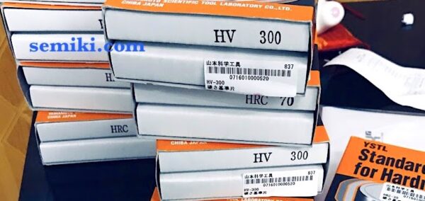 YAMAMOTO HV Test Blocks mẫu chuẩn độ cứng thang VICKERS HV - 画像 (2)