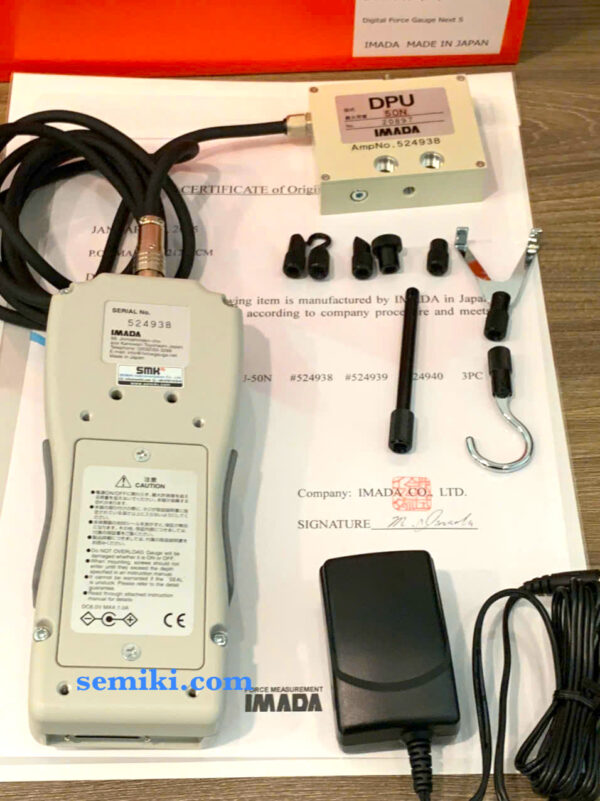 IMADA ZTS-DPU-500N máy đo lực kéo nén điện tử loadcell rời 500N/50KGF - Image 4