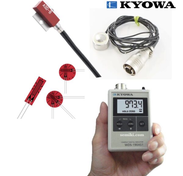 KYOWA WDS-190AS1E, WDS-191AS1E force measurement data display