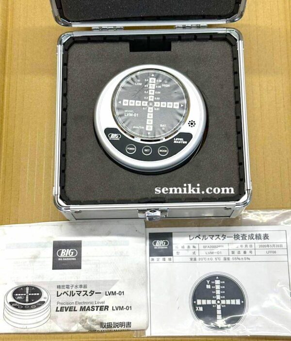 BIG DAISHOWA 2-axis flatness gauge (0.01mm/1m)
