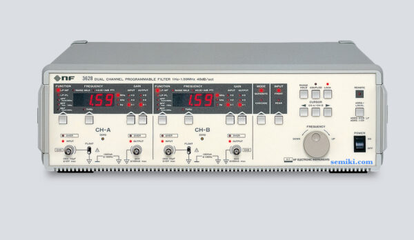NF Corp 3624 / 3625 / 3627 / 3628 2 channel programmable frequency filter