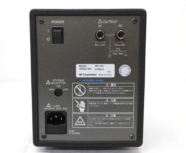 NF M2174A, M2177A  Vôn-kế thiết bị đo độ nhiễu và điện áp AC - Image 2