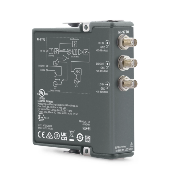 NI-9770 C Series RF Receiver Module 30 kHz to 100 MHz