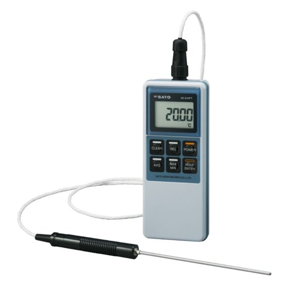 SATO 電子温度計 SK-810PT セパレートプローブ付 (-100～360℃/0.01℃)