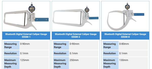 TECLOCK SSGM-1, SSGM-2, SSGM-8 thước điện tử đo đường kính ngoài - Image 3