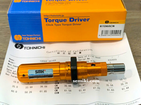 TOHNICHI RTD60CN ドライバー 10-60cN.m、1/4 インチ六角