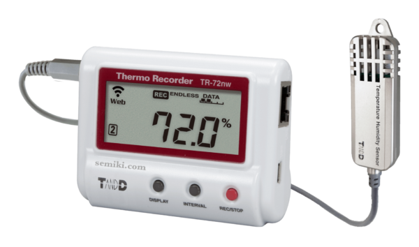 T&D TR-72NW nhiệt ẩm kế tự ghi điện tử (0 ~ 55°C/95%RH) - 画像 (4)