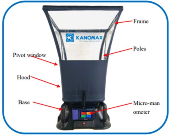 Kanomax TABmaster 6720 bộ kiểm tra chất lượng khí HVAC - 画像 (3)