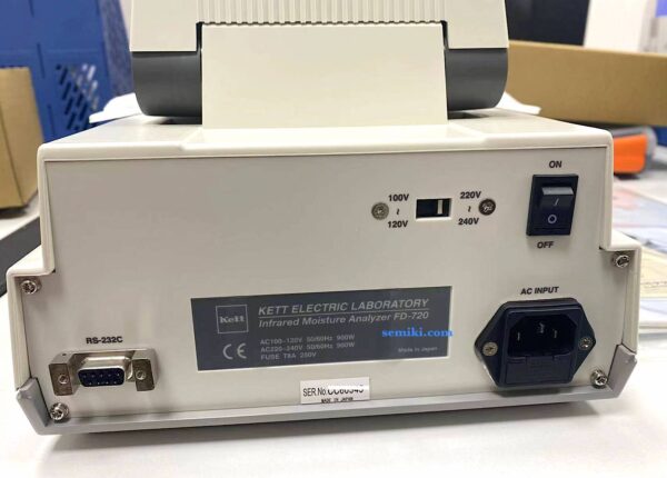 KETT FD-720 cân sấy ẩm hồng ngoại phân tích độ ẩm - Image 3