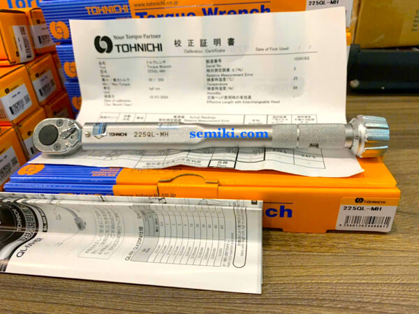 TOHNICHI 225QL-MH トルクレンチ 50~250kgf.cm、3/8″ インチ - 画像 (4)