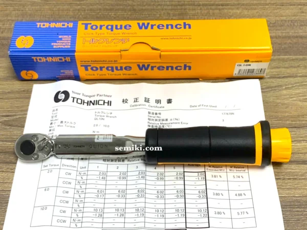 TOHNICHI QL10N cờ lê định lực 2-10N.m, 1/4″ Square Drive - Image 4
