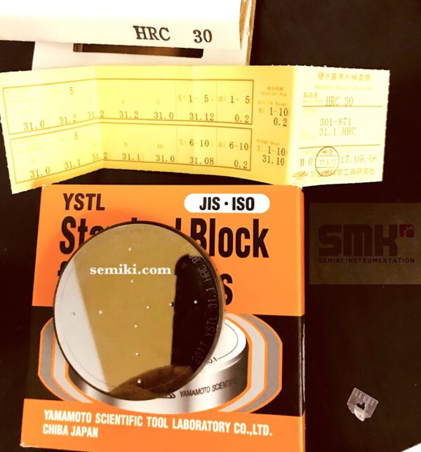 YAMAMOTO HRC hardness standard model ROCKWELL HRC scale