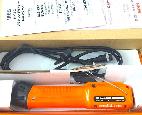 HIOS BLG-5000 DC 2-way brushless electric screwdriver (0.2-1.2 Nm)