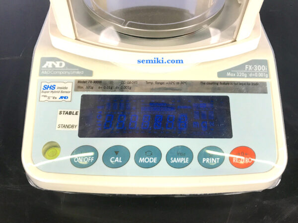 A&D Precision Balances FX-300i cân kỹ thuật công nghiệp 320g/0.001g - 画像 (2)