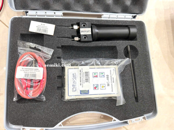 EXOTEK MC-460 材質水分測定器 分離プローブ付き (木材 3-140 %)
