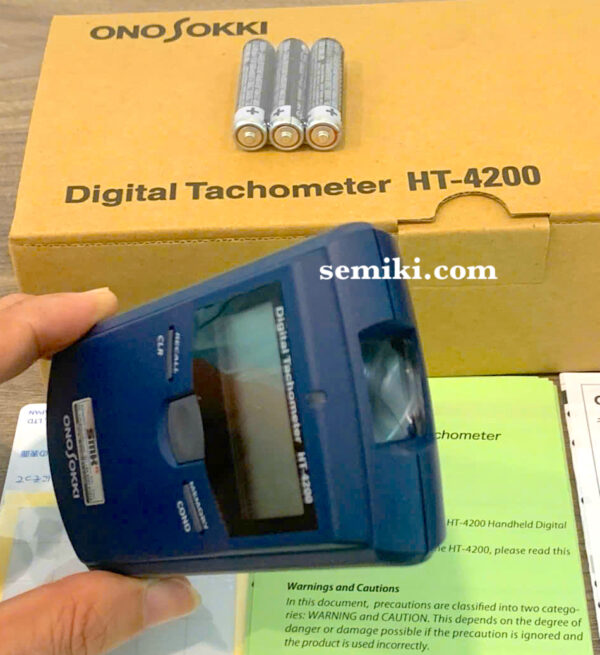 ONO SOKKI HT-4200 máy đo tốc độ vòng quay 30-50,000 rpm - 画像 (3)