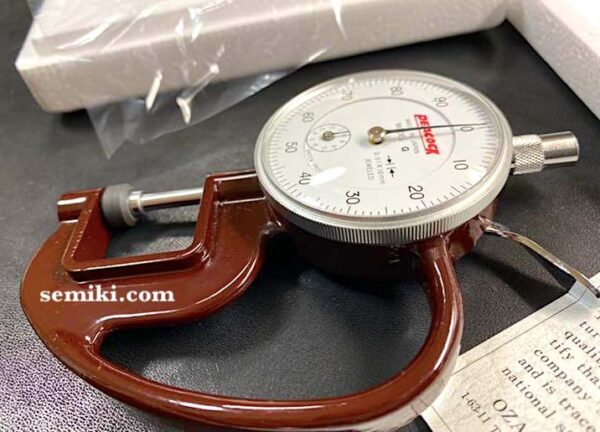 PEACOCK G-7C thickness gauge 0-5mm /0.005mm - Image 2