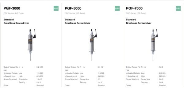 HIOS PGF-5000 tua vít điện tử kết nối tự động siết (4-12kgf.cm) - Image 3