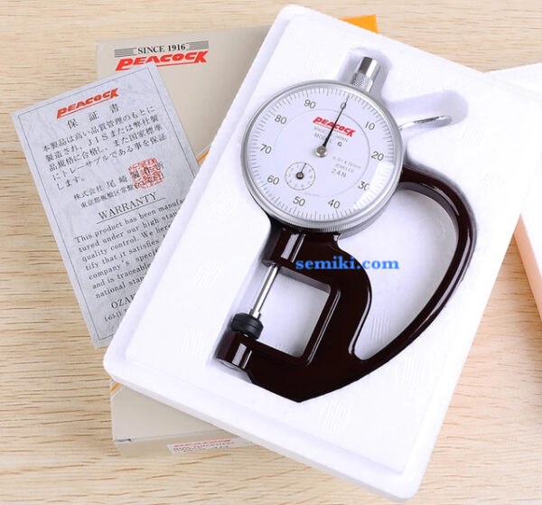 PEACOCK G-7C thickness gauge 0-5mm /0.005mm