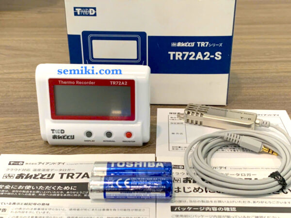 T&D TR72A2-S bộ ghi dữ liệu nhiệt độ, độ ẩm -25 ~70°C/0 ~99% RH