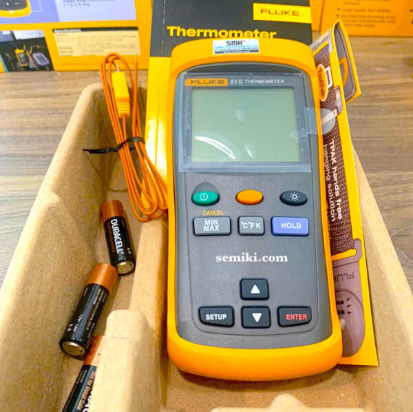 Fluke 51 II nhiệt kế điện tử đầu dò nhiệt độ cặp nhiệt điện rời - 画像 (4)