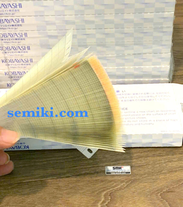 KOBAYASHI KE-01001A(LE-01001A) Giấy ghi biểu đồ cho bộ ghi (0-100) - 画像 (3)