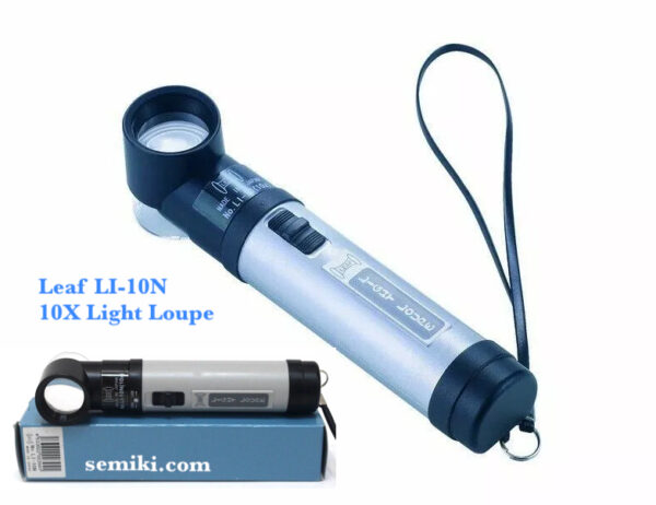ケイヨージャパン LEAF LI-10N 10倍測定ルーペ LED電球付き