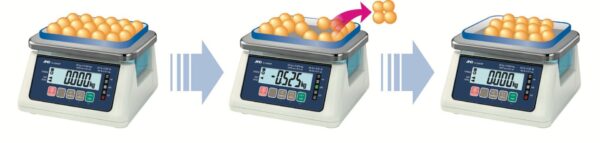 A&D SJ-15KWP cân điện tử chống nước 15kg x0.5g - 画像 (3)