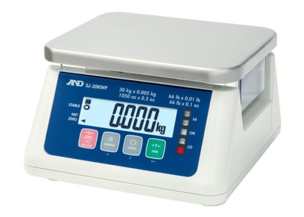 A&D SJ-15KWP cân điện tử chống nước 15kg x0.5g