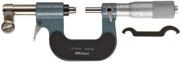 Mitutoyo 107-201 Panme gắn đồng hồ so (0-25mm)