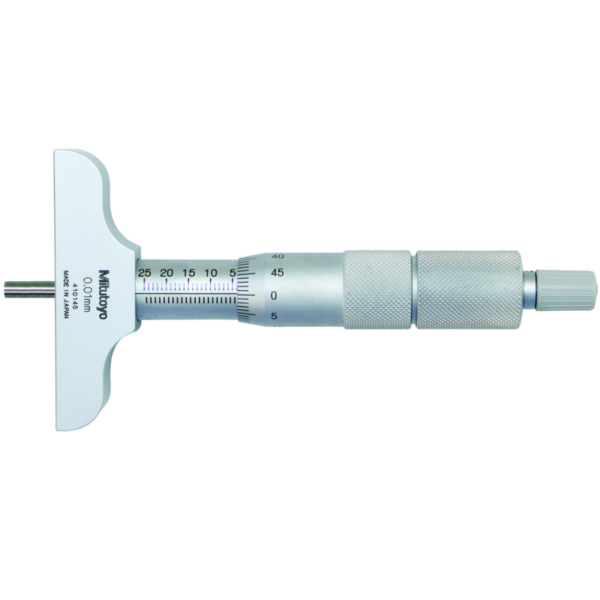 ミツトヨ 129-154 機械式深さマイクロメーター(0～25mm)