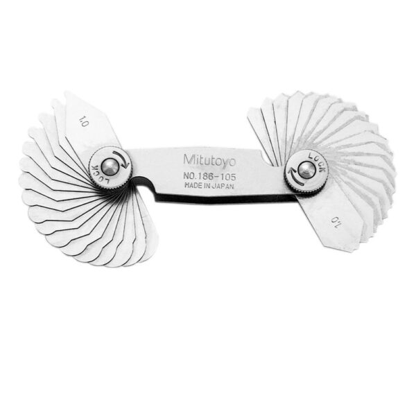 Mitutoyo 186-105 34-Leaf Circular Gauge Set