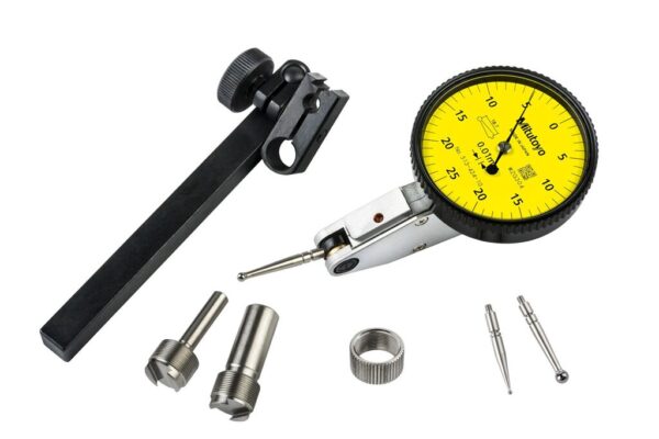 Mitutoyo 513-424-10T Dial Indicator with Folding Leg (0-0.5mm)