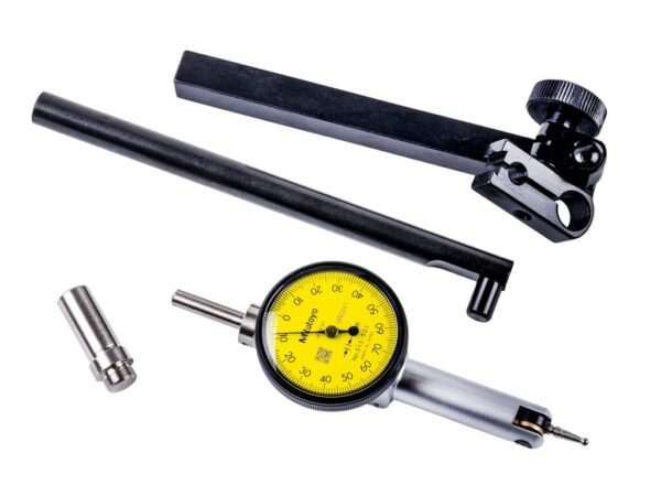 Mitutoyo 513-501T Dial Indicator with Folding Foot (0-0.14mm)