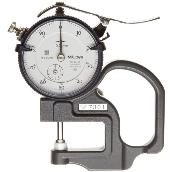 Mitutoyo 7301A - Đồng hồ đo độ dày cơ khí (0-10mm)