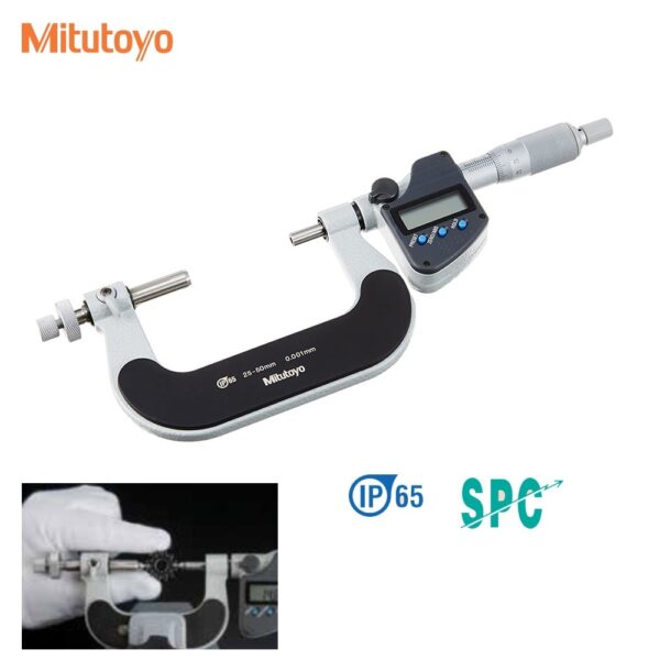 Mitutoyo 324-251-30 Electronic micrometer measuring gear 0~25mm 0.01mm