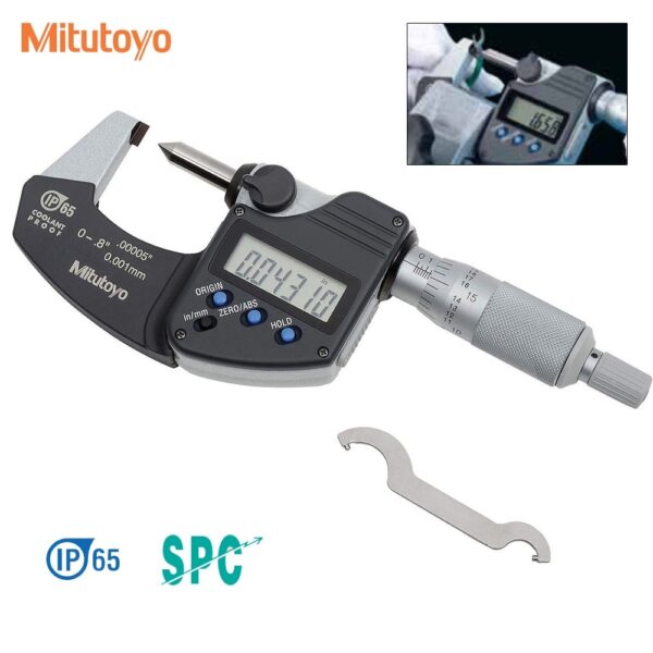 Mitutoyo 342-371-30 Panme đo ngoài điện tử đầu nhọn