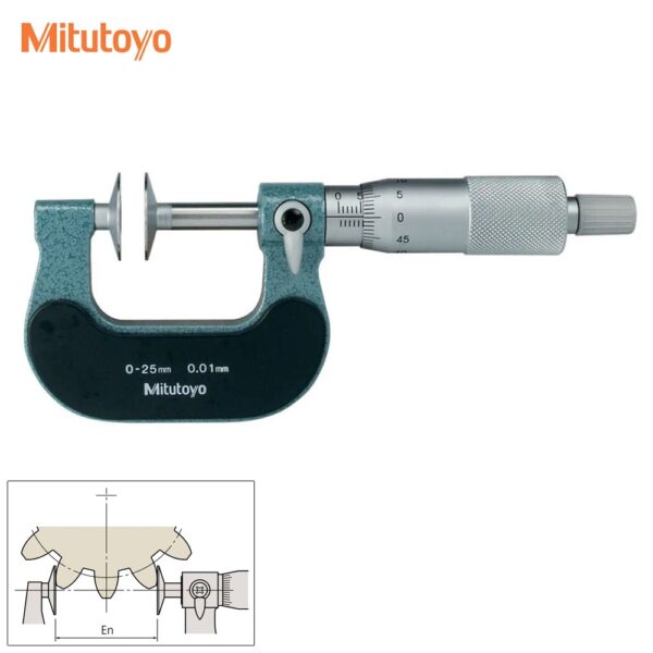 Mitutoyo 123-101 Outside Micrometer 0~25mm 0.01mm