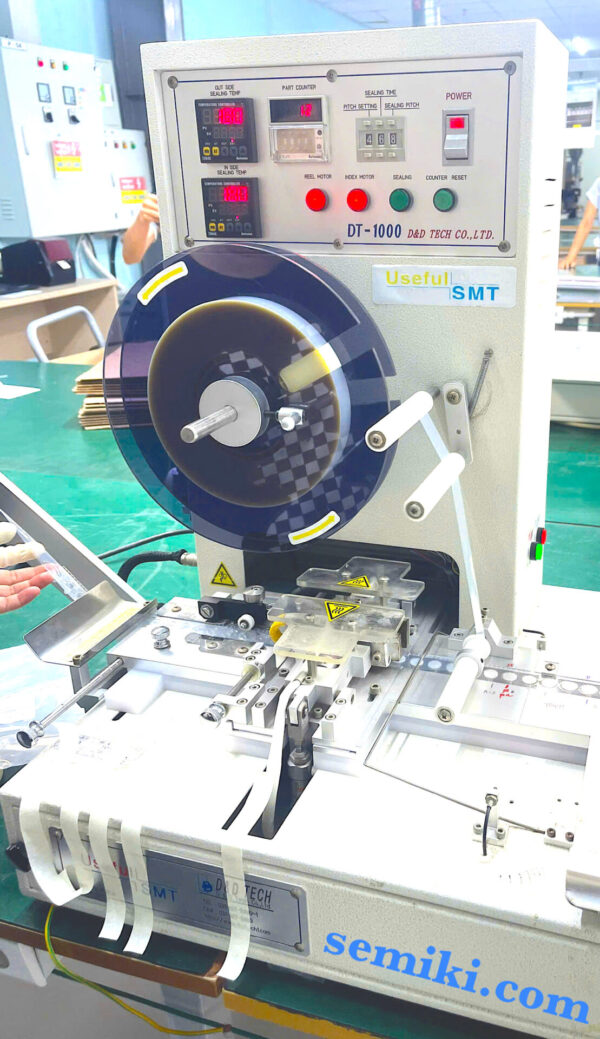 Taping machine DT1000S-EX700 máy đóng gói linh kiện SMD (2 tape) - Image 3
