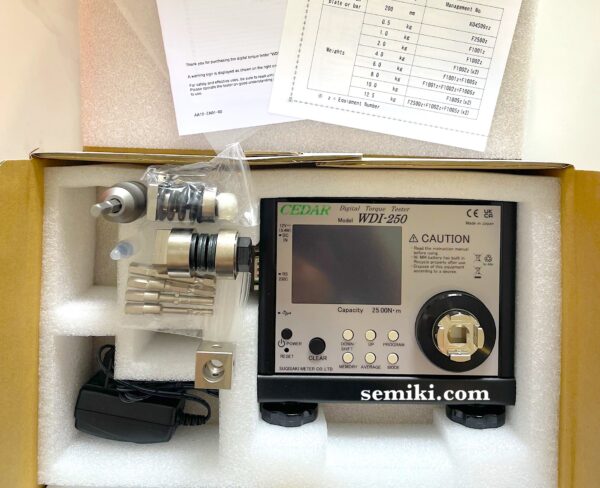 CEDAR WDI-250-SJ screwdriver torque tester 0.20 ~ 25.00 [Nm]