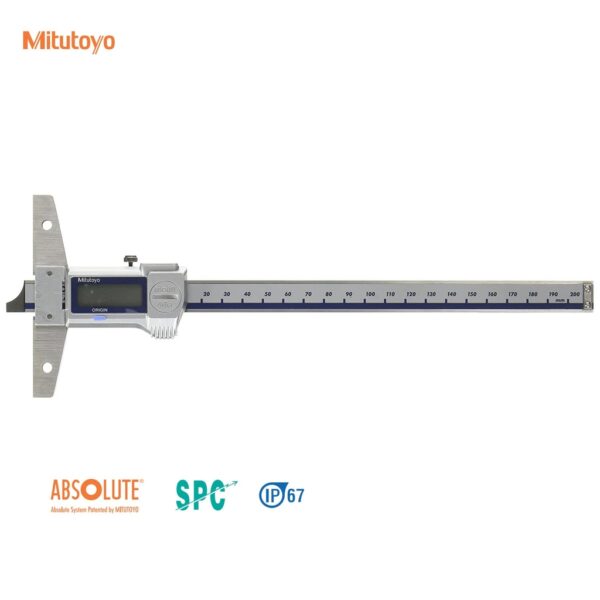 Mitutoyo 571-252-20 Waterproof IP67 Digital Depth Caliper