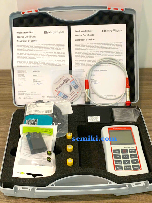 ElektroPhysik MiniTest 4500 máy đo độ dày lớp phủ từ tính và phi từ tính - Hình ảnh 4