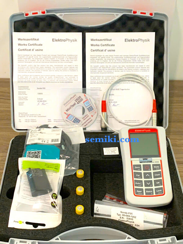 ElektroPhysik MiniTest 4500 máy đo độ dày lớp phủ từ tính và phi từ tính